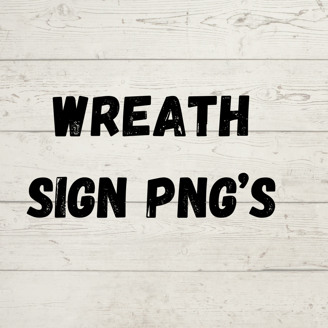 WREATH SIGN PNG'S