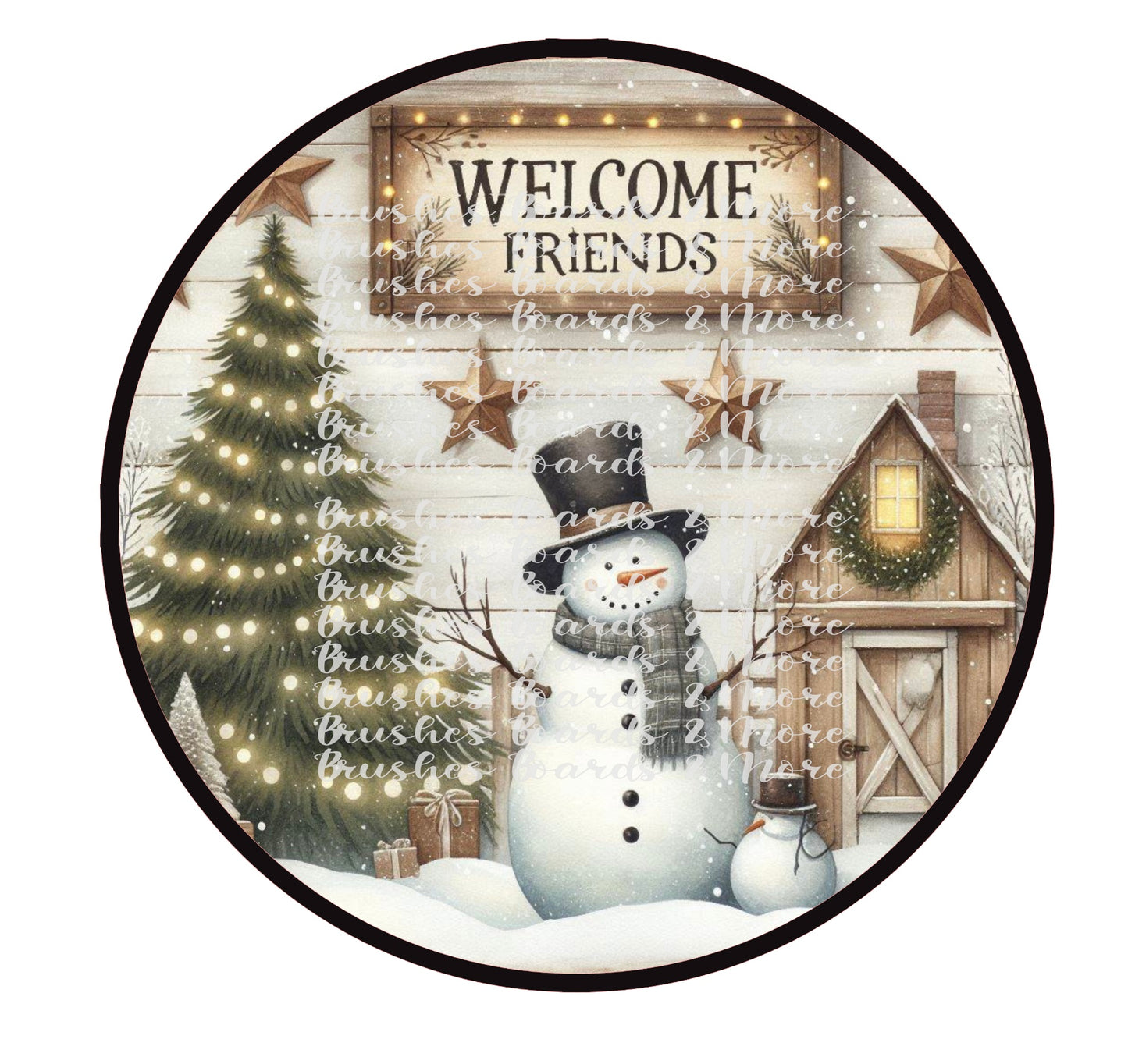 WELCOME FRIENDS PRIMITIVE DOOR PNG