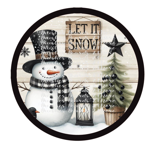 LET IT SNOW PRIMITIVE DOOR PNG