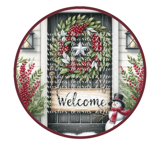 BLACK DOOR WITH BERRIES DOOR PNG