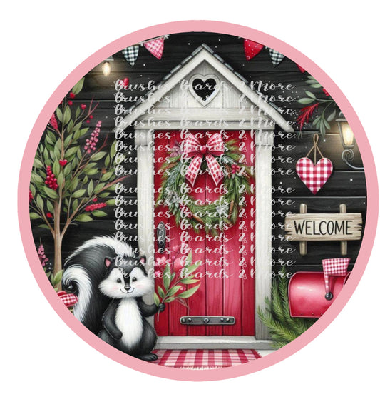 VALENTINE SKUNK 3 DOOR PNG