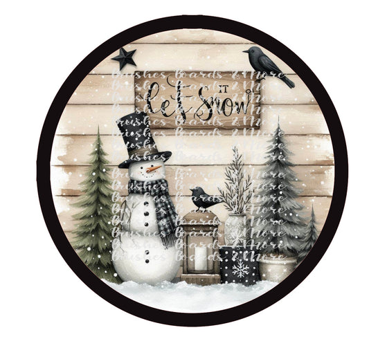 LET IT SNOW PRIMITIVE 2 DOOR PNG