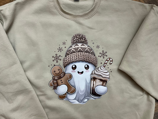 GHOST LATTE DTF SWEATSHIRT