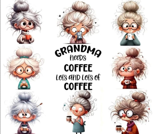 GRANDMA NEEDS COFFEE TUMBLER