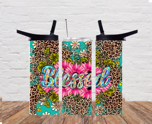 LEOPARD BLESSED TUMBLER