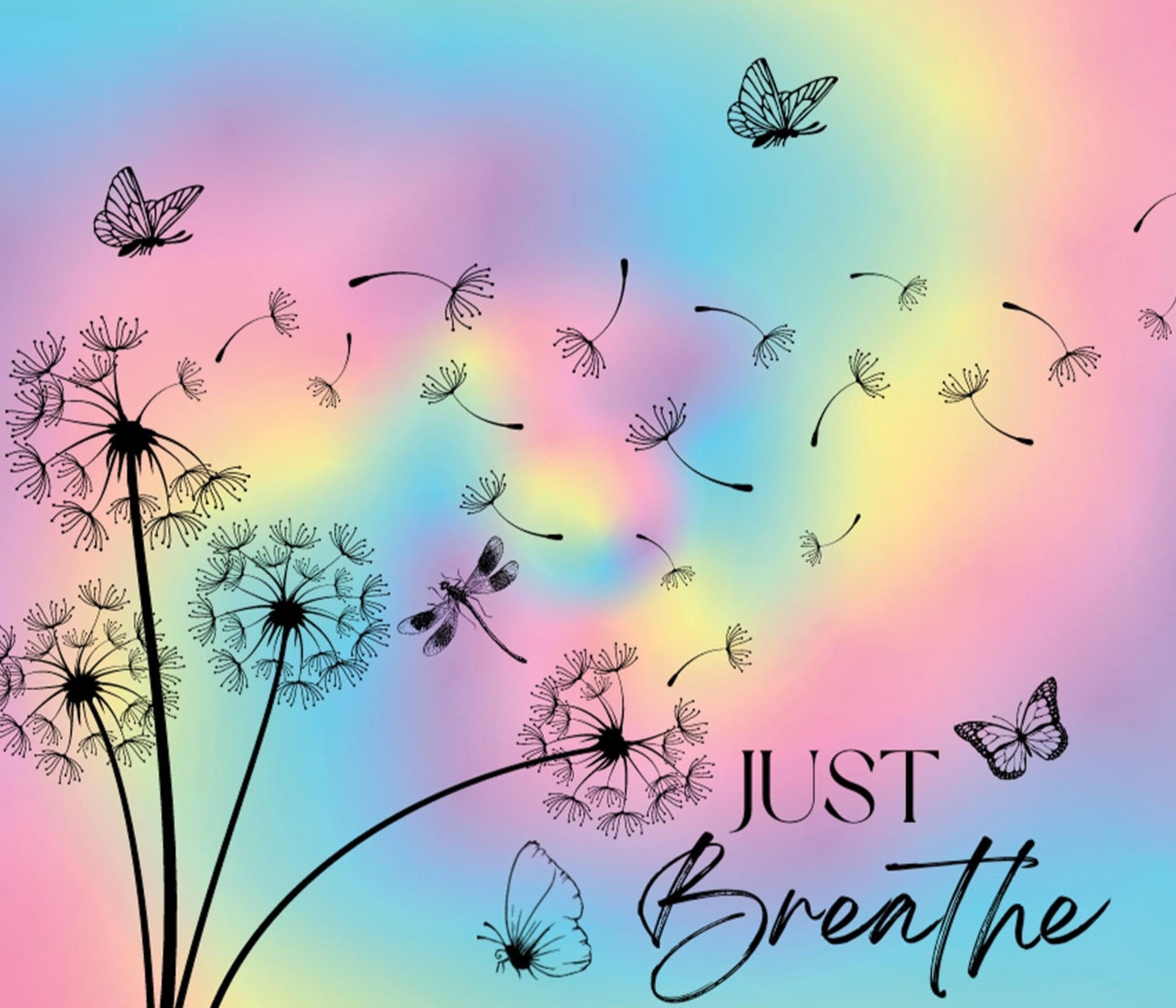 JUST BREATHE PASTELS TUMBLER