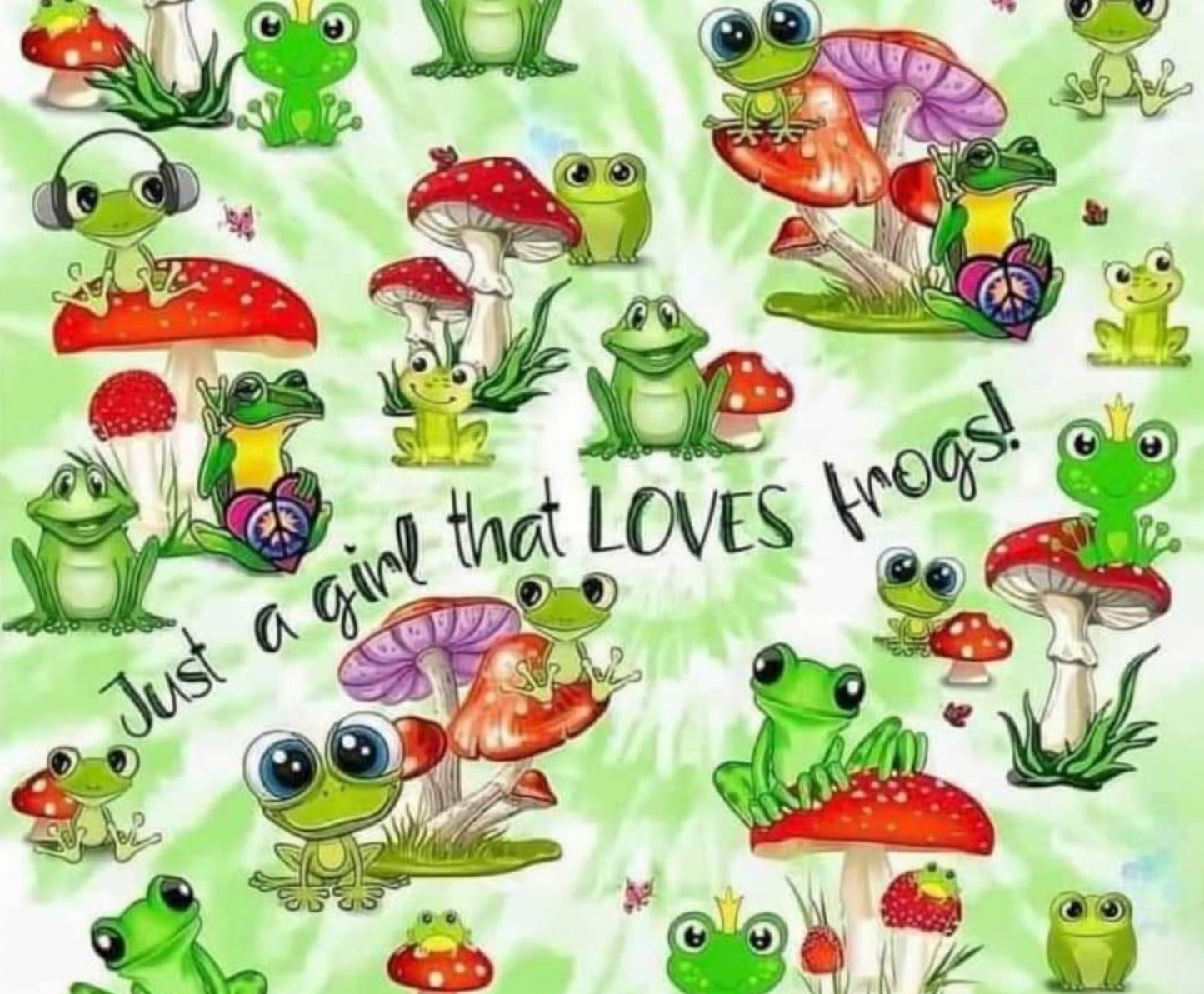 I LOVE FROGS TUMBLER