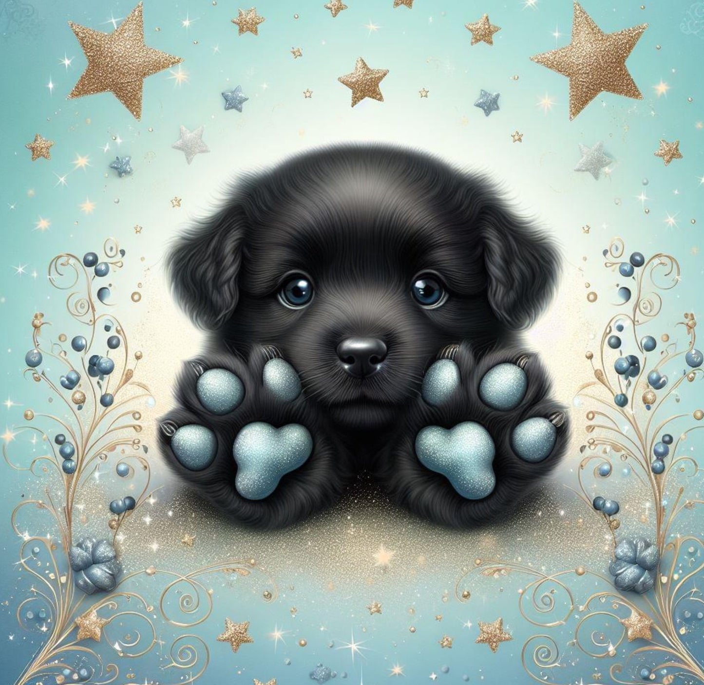 BLUE PUPPY TUMBLER