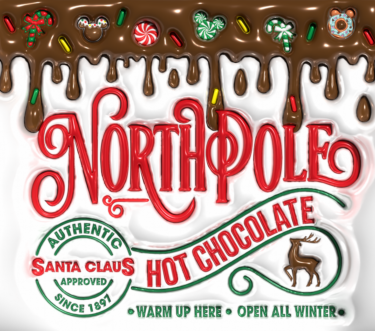 NORTHPOLE CHOCOLATE TUMBLER