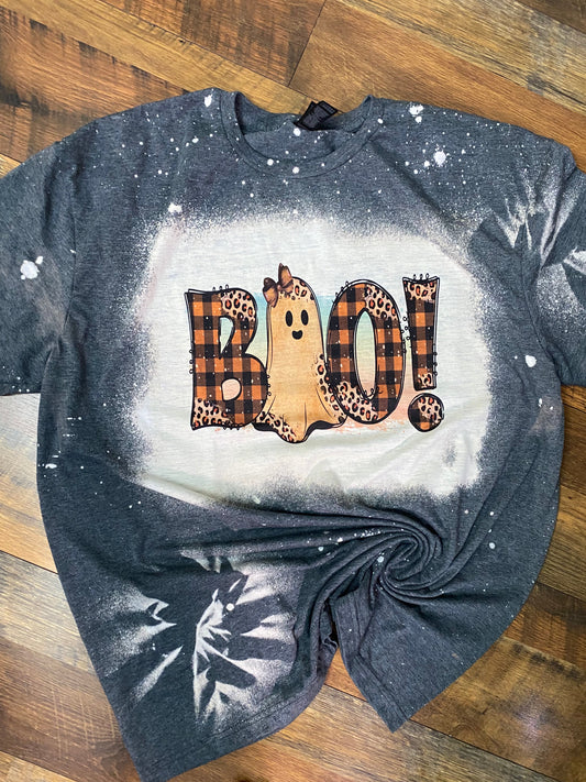 BOO BLEACHED T-SHIRT