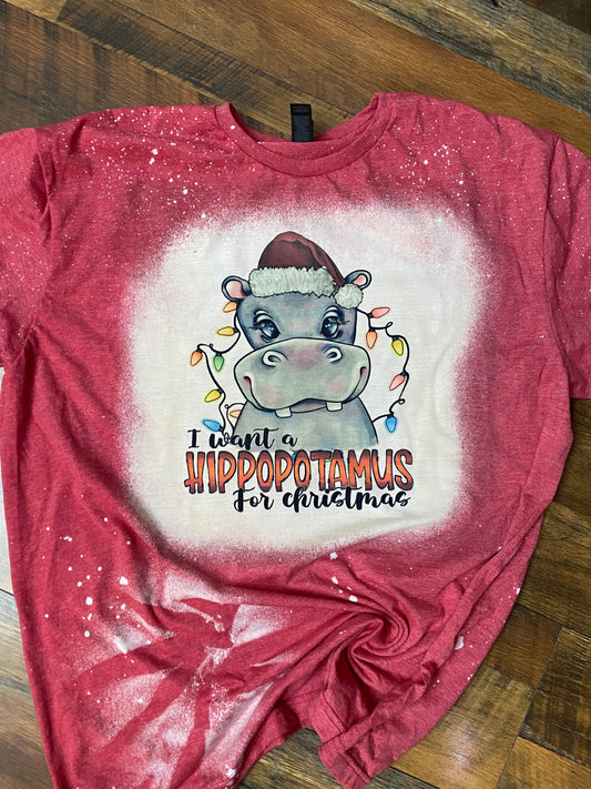 HIPPO BLEACHED T-SHIRT