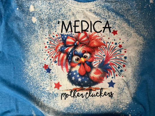 MERICA BLEACHED T-SHIRT