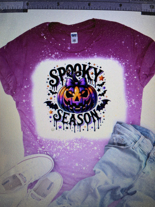 SPOOKY SEASON BLEACHED T-SHIRT