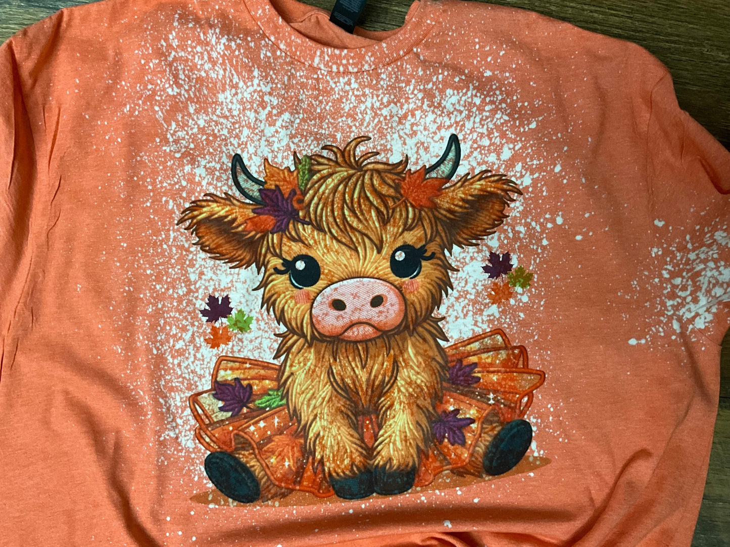 FALL HIGHLAND TUTU BLEACHED T-SHIRT