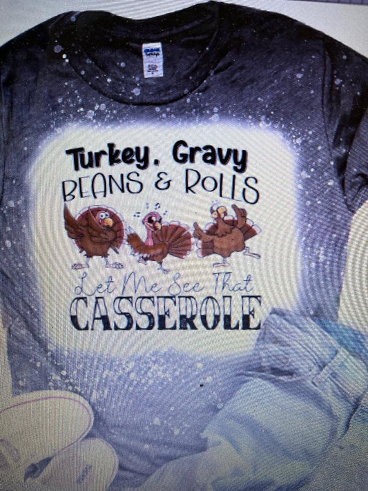 TURKEY GRAVY BLEACHED T-SHIRT