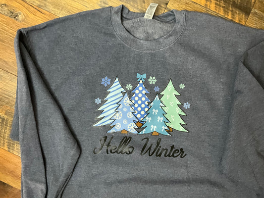 HELLO WINTER DTF SWEATSHIRT